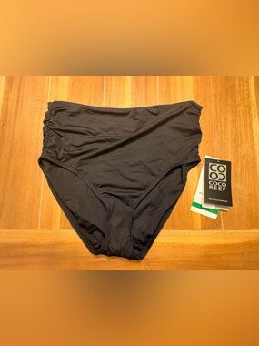 Coco Reef Black High-Waist Swim Bottom